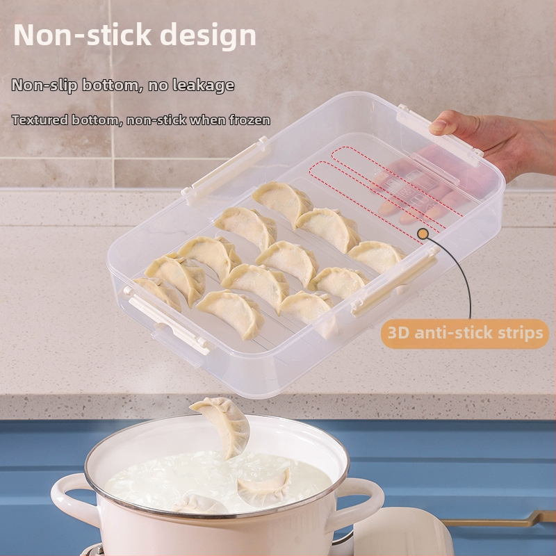 Többszintes gombóc tároló háztartási hűtőhöz, élelmiszer-minőségű műanyag, nagy kapacitású fagyasztó