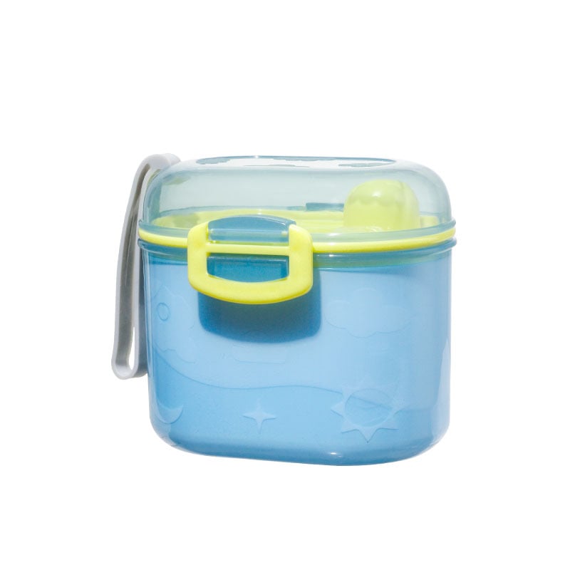 Преносим контейнер за мляко на прах за бебета със запечатващ капак, устойчив на влага и разделени отделения – подходящ за новородени до 3 години