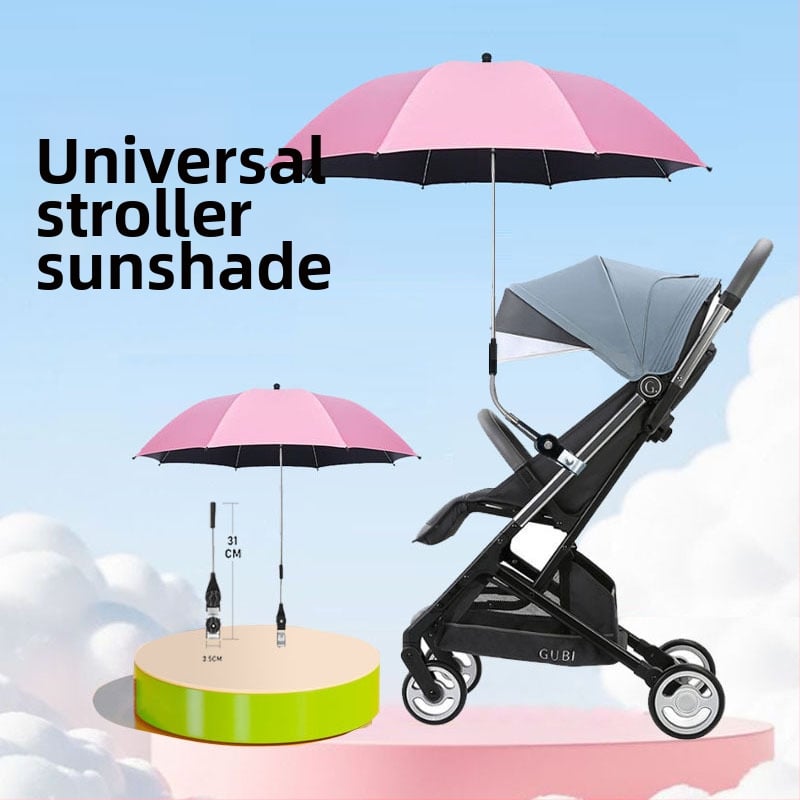 BANANA HT Ομπρέλα Καροτσιού για Παιδιά με UPF 50+, 8 Ατσάλινες ΡάβΔοι, Ύφασμα 190T, Χειροκίνητο Άνοιγμα, Μακριά Λαβή