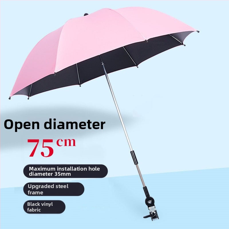 BANANA HT Ομπρέλα Καροτσιού για Παιδιά με UPF 50+, 8 Ατσάλινες ΡάβΔοι, Ύφασμα 190T, Χειροκίνητο Άνοιγμα, Μακριά Λαβή