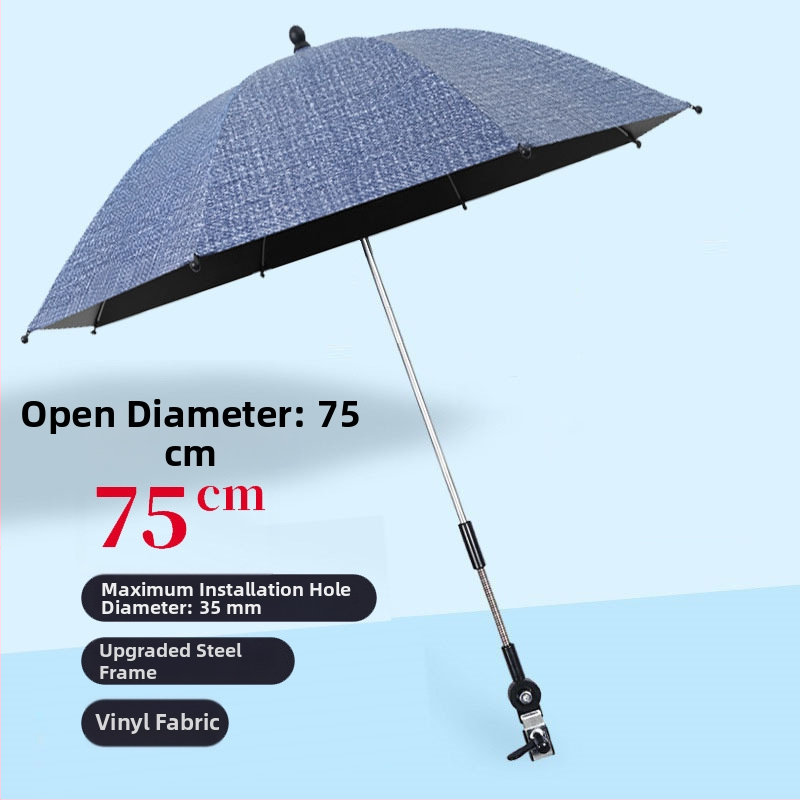 BANANA HT Ομπρέλα Καροτσιού για Παιδιά με UPF 50+, 8 Ατσάλινες ΡάβΔοι, Ύφασμα 190T, Χειροκίνητο Άνοιγμα, Μακριά Λαβή