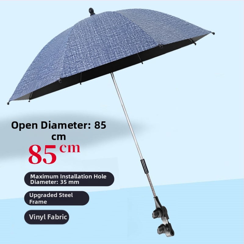 BANANA HT Ομπρέλα Καροτσιού για Παιδιά με UPF 50+, 8 Ατσάλινες ΡάβΔοι, Ύφασμα 190T, Χειροκίνητο Άνοιγμα, Μακριά Λαβή