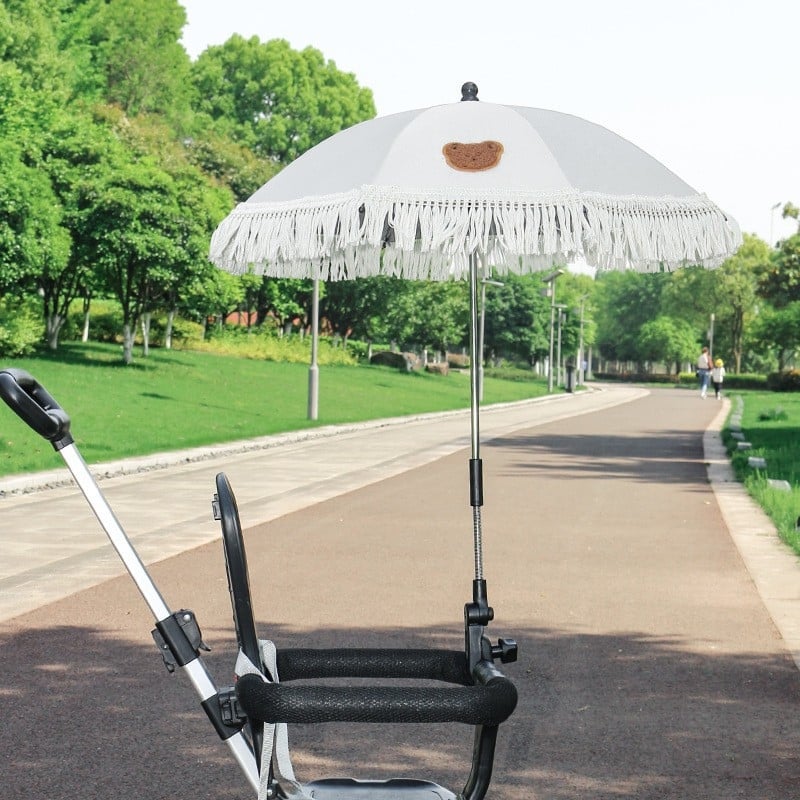 BANANA HT Ομπρέλα Καροτσιού για Παιδιά με UPF 50+, 8 Ατσάλινες ΡάβΔοι, Ύφασμα 190T, Χειροκίνητο Άνοιγμα, Μακριά Λαβή