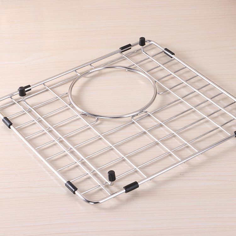 Raft de scurgere din oțel inoxidabil pentru vase și legume — design modern minimalist pentru bucătărie, din 2017