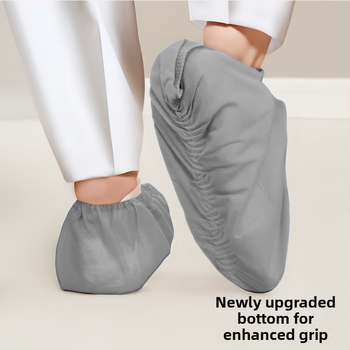 Κάλυμματα παπουτσιών – μιας χρήσης, από μη υφαντό ύφασμα, με επιπλέον πάχος, αντιολισθητικά, ανθεκτικά σε εργαστηριακές συνθήκες, 50 τεμάχια ανά σακούλα