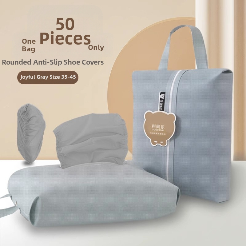 Κάλυμματα παπουτσιών – μιας χρήσης, από μη υφαντό ύφασμα, με επιπλέον πάχος, αντιολισθητικά, ανθεκτικά σε εργαστηριακές συνθήκες, 50 τεμάχια ανά σακούλα