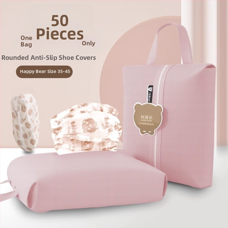 Κάλυμματα παπουτσιών – μιας χρήσης, από μη υφαντό ύφασμα, με επιπλέον πάχος, αντιολισθητικά, ανθεκτικά σε εργαστηριακές συνθήκες, 50 τεμάχια ανά σακούλα