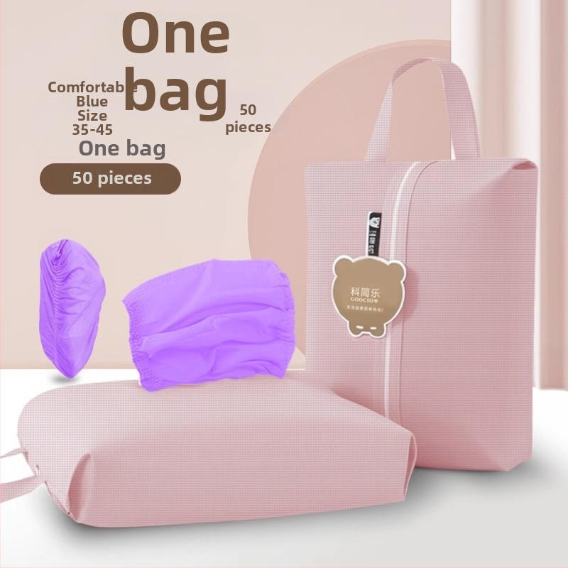 Κάλυμματα παπουτσιών – μιας χρήσης, από μη υφαντό ύφασμα, με επιπλέον πάχος, αντιολισθητικά, ανθεκτικά σε εργαστηριακές συνθήκες, 50 τεμάχια ανά σακούλα