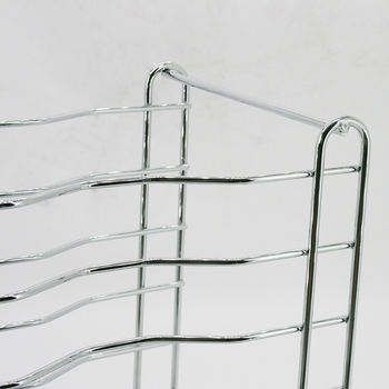 HARVEST Minimalistički stalak za pizzu i poslužne posude za pečenje, fina željezna konstrukcija, kuhinjski regal