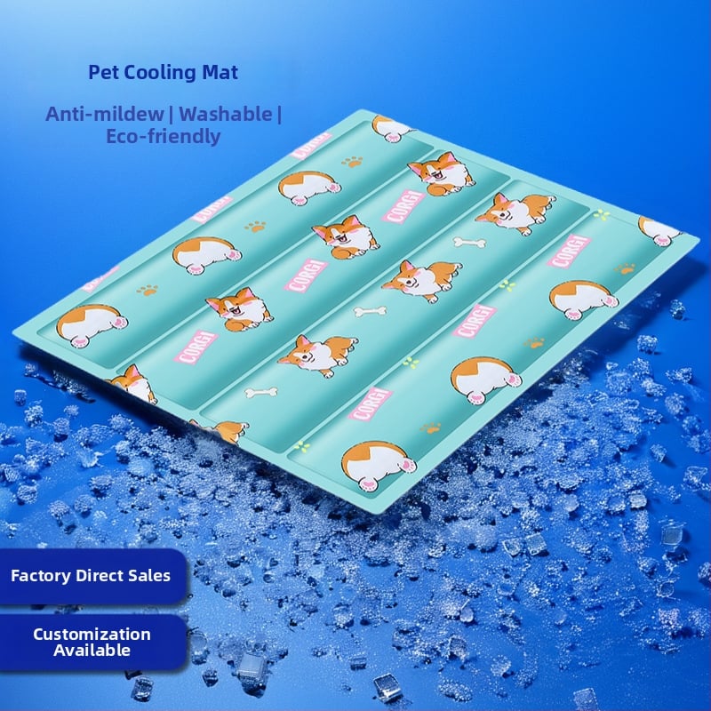 Shang yu Πάτος Ψύξης για Σκύλους, Υφασμάτινο Μαξιλαράκι Ψύξης με Νερό