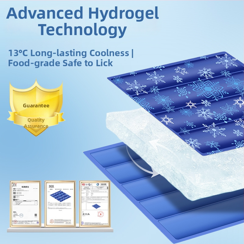 Shang yu Πάτος Ψύξης για Σκύλους, Υφασμάτινο Μαξιλαράκι Ψύξης με Νερό