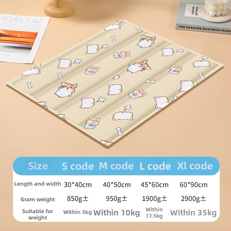 Shang yu Πάτος Ψύξης για Σκύλους, Υφασμάτινο Μαξιλαράκι Ψύξης με Νερό