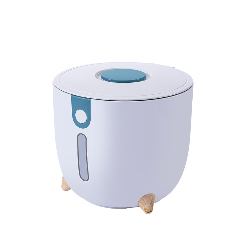 Κουτί αποθήκευσης ρυζιού με σφραγισμένο καπάκι, ανθεκτικό στη υγρασία και στα έντομα, πλαστικό PET, χωρητικότητα άνω των 10 L