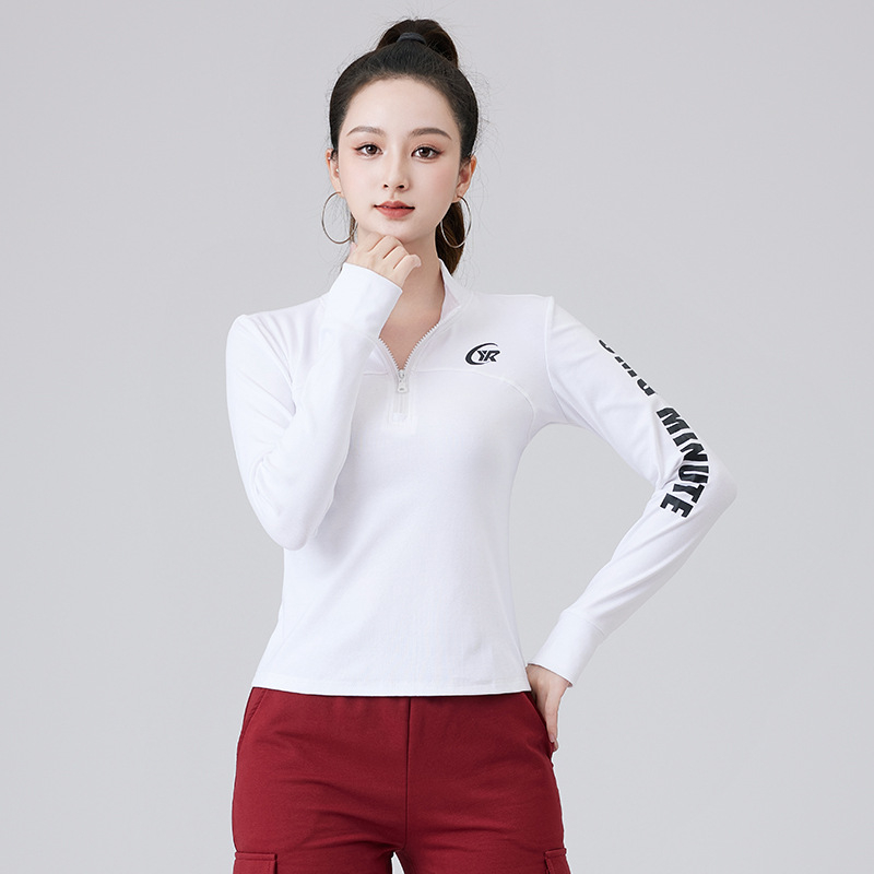 Τοπ με μακριά μανίκια για square dance – φλις επένδυση από βαμβάκι, γυναικείο, χειμώνας/φθινόπωρο/άνοιξη, μάρκα YEROSE