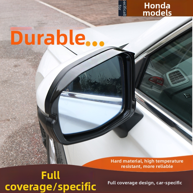 Kišna zaštita retrovizora za Honda Civic, CR-V, Lingpai i Accord | Materijal: ABS inženjerski plast | Lijepilo: 3M | Instalacija bez bušenja | Model BT00099