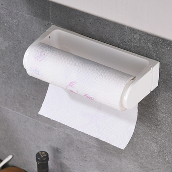 Θήκη Χαρτιού Κουζίνας – Πλαστικό, Γυαλιστερή Επιφάνεια, Φορτίο έως 2 kg, 1 Επίπεδο, Μοντέρνο Απλό Στυλ