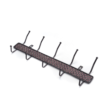 Стенна закачалка за кухня и спалня, железна, многоредова, носеща 5–10 кг, комплект от 5 броя