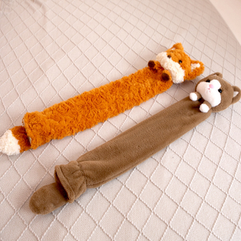 Μακρύς θερμός φιαλιδάκι νερού για κρεβάτι, παρατεταμένη πλήρωση, παχύτερο και ανθεκτικό σε εκρήξεις θερμαντικό επίθεμα, για τα πόδια κατά τον ύπνο, απλός σχεδιασμός, καουτσούκ