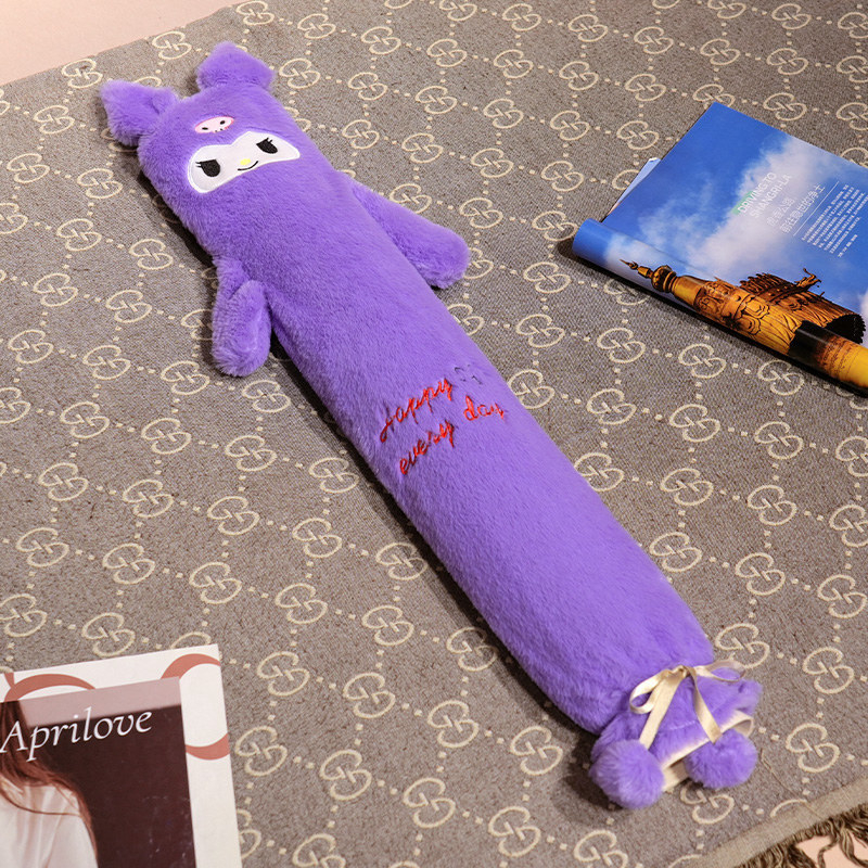 Μακρύς θερμός φιαλιδάκι νερού για κρεβάτι, παρατεταμένη πλήρωση, παχύτερο και ανθεκτικό σε εκρήξεις θερμαντικό επίθεμα, για τα πόδια κατά τον ύπνο, απλός σχεδιασμός, καουτσούκ