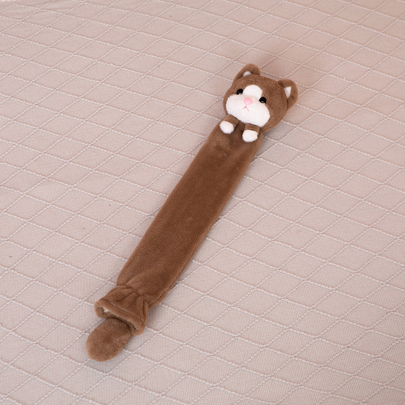 Μακρύς θερμός φιαλιδάκι νερού για κρεβάτι, παρατεταμένη πλήρωση, παχύτερο και ανθεκτικό σε εκρήξεις θερμαντικό επίθεμα, για τα πόδια κατά τον ύπνο, απλός σχεδιασμός, καουτσούκ