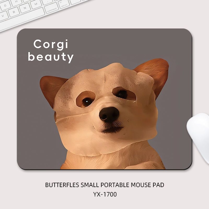 Mišja podloga Calf god pad (antisklizna, prirodna guma, crtani dizajn, toplinski prijenos)