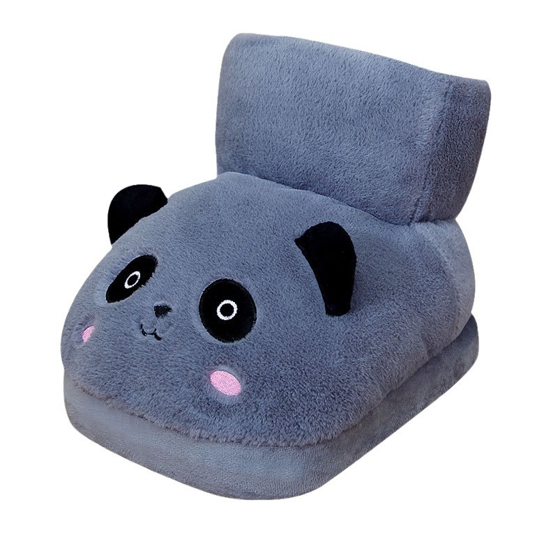 Električne grijane papuče, USB napajanje, gornji dio od velura, plastična potplata, unisex