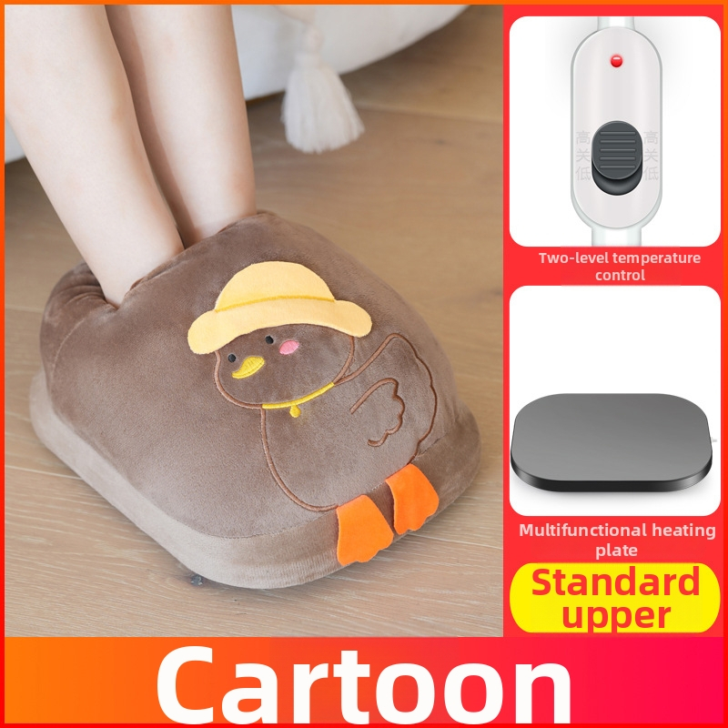 Elektrické vyhrievacie papuče, USB napájanie, vrchná časť z veluru, plastová podrážka, unisex