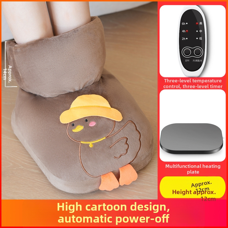 Elektrické vyhrievacie papuče, USB napájanie, vrchná časť z veluru, plastová podrážka, unisex