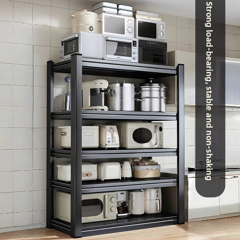 Επιδαπέδιο πολύ-επίπεδο ράφι αποθήκευσης για φούρνο μικροκυμάτων και κατσαρόλες, μεταλλικός, μάρκα Sanwei SW