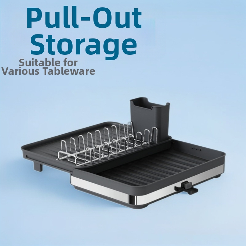 Nothing plastični držač za sudoperu s izvlačnim prostorom za suđe i pribor, moguć ispis logotipa, prilagodljiv, lansiran jesenas 2020