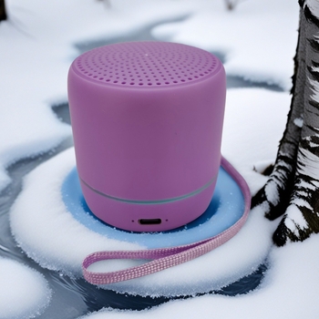 Μίνι Bluetooth ηχείο (Ενσωματωμένη μπαταρία, 3W ισχύς εξόδου, Bluetooth 5.2, IPX3 αντοχή σε νερό, Απόκριση συχνότητας 60Hz-15kHz)