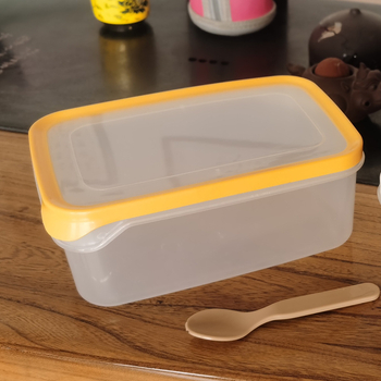 Plastična pravokutna kutija za pakiranje kreme za moksibustiju, mikrovalno sigurna, kapacitet 1–2 L
