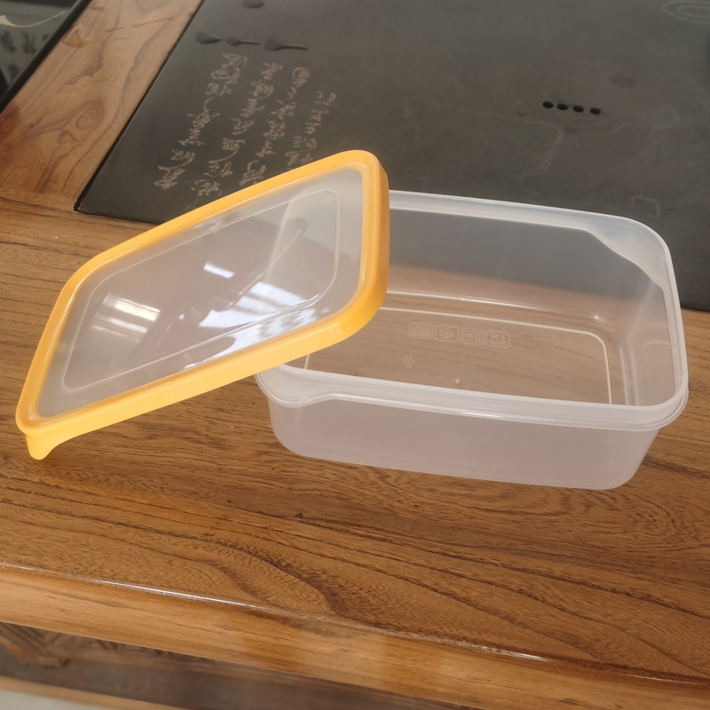 Plastična pravokutna kutija za pakiranje kreme za moksibustiju, mikrovalno sigurna, kapacitet 1–2 L