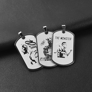 Кулон със звезда за баскетбол — неръждаема стомана, персонализация, печат на лого, спортен аксесоар за баскетбол