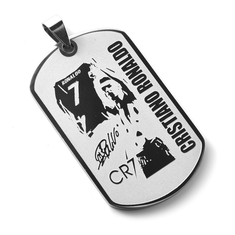 Кулон със звезда за баскетбол — неръждаема стомана, персонализация, печат на лого, спортен аксесоар за баскетбол