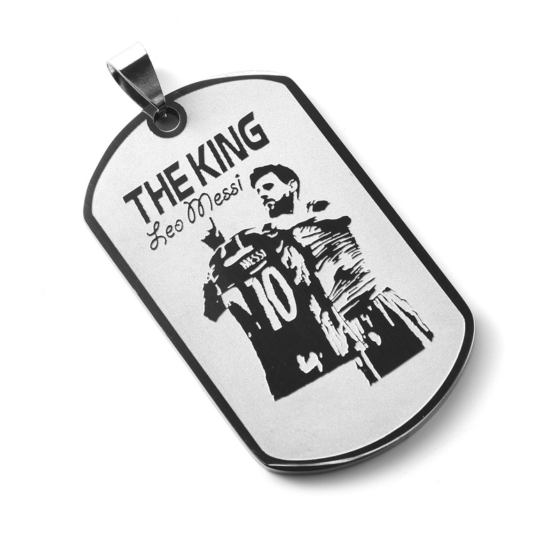 Кулон със звезда за баскетбол — неръждаема стомана, персонализация, печат на лого, спортен аксесоар за баскетбол