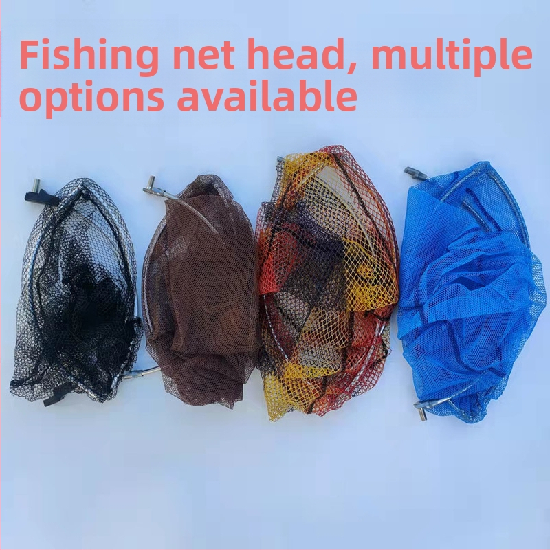 Skladacia hlava rybárskej siete s lepiacou sieťou, jemná sieť, vrecko s krúžkom, dizajn proti zaseknutiu