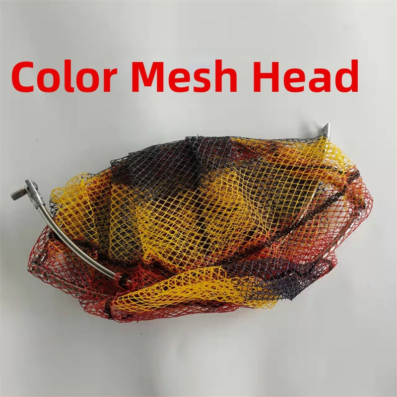 Skladacia hlava rybárskej siete s lepiacou sieťou, jemná sieť, vrecko s krúžkom, dizajn proti zaseknutiu