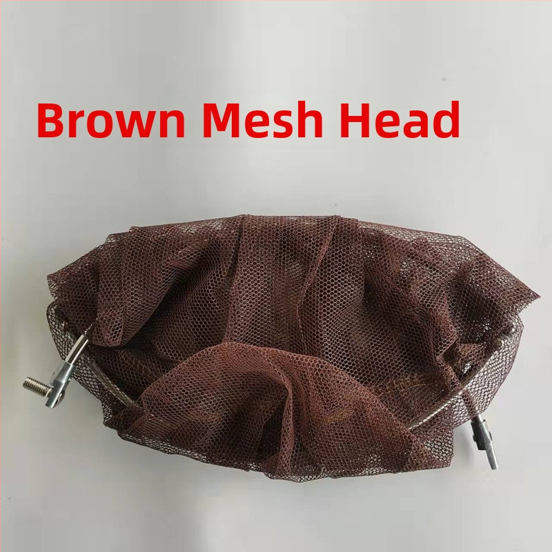 Skladacia hlava rybárskej siete s lepiacou sieťou, jemná sieť, vrecko s krúžkom, dizajn proti zaseknutiu