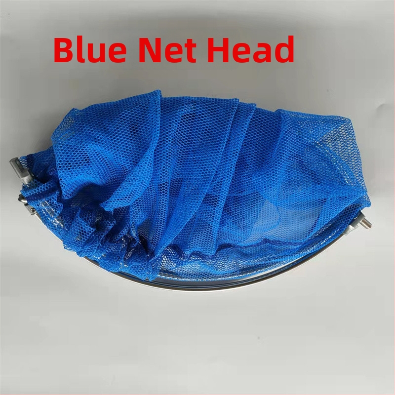 Skladacia hlava rybárskej siete s lepiacou sieťou, jemná sieť, vrecko s krúžkom, dizajn proti zaseknutiu