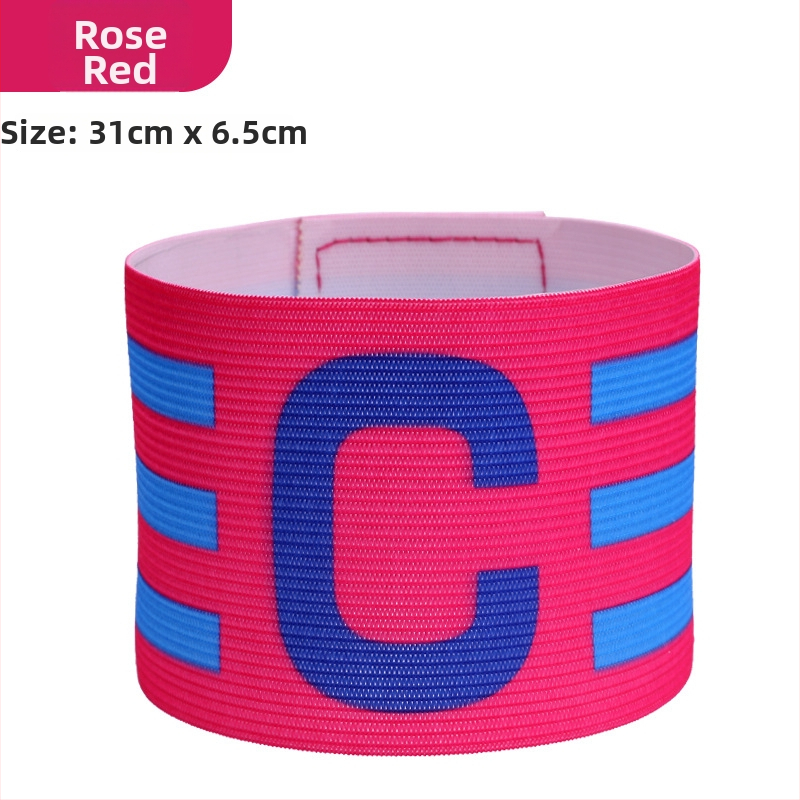 Nylonová kapitánska manžeta na futbal s Velcro, tvaru C, prispôsobiteľná tréningová pomôcka