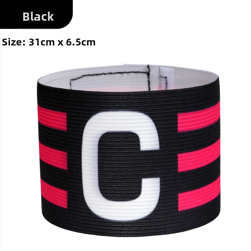 Nylonová kapitánska manžeta na futbal s Velcro, tvaru C, prispôsobiteľná tréningová pomôcka