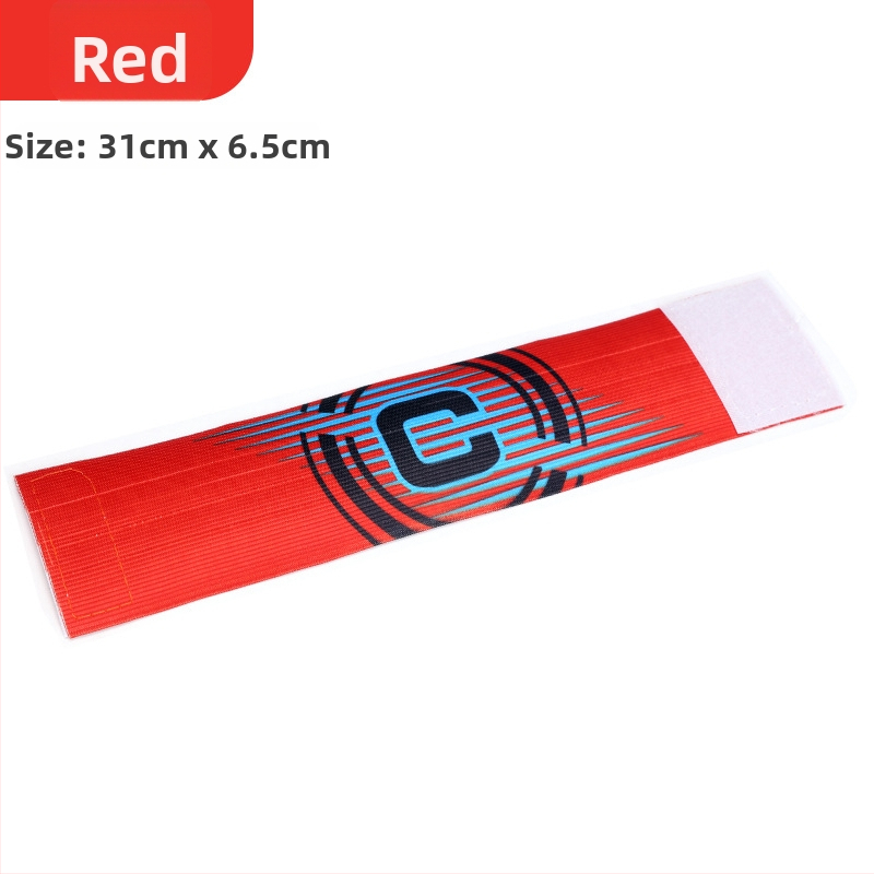 Nylonová kapitánska manžeta na futbal s Velcro, tvaru C, prispôsobiteľná tréningová pomôcka