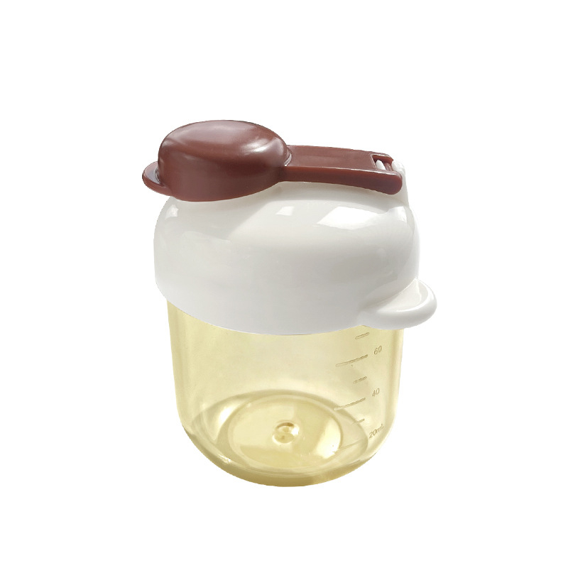 Xinbaole Κουτί PPSU για γάλα σε σκόνη – φορητό, μονή θήκη ενός γεύματος, υλικά PPSU/PP, καρτούν στιλ φρέσκο και γλυκό, για μωρά άνω των 3 μηνών, 1 τεμάχιο