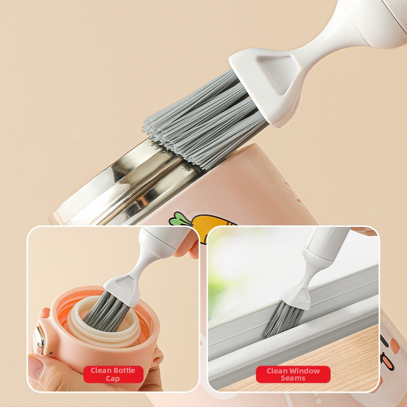 Шест в едно: комплект четки за почистване на чаши и бутилки – преносим домашен почистващ инструмент за почистване на чаши, бутилки и кухненски пространства.
