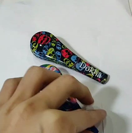 Cinkova legura metalna cijev, prijenosna žličica, odvojiva magnetska cijev, Weida, ispis logotipa, prilagodba