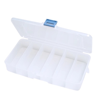 Plastični organizator za alate za kosu i šminku s pet odjeljaka, prenosni, moderan minimalistički dizajn