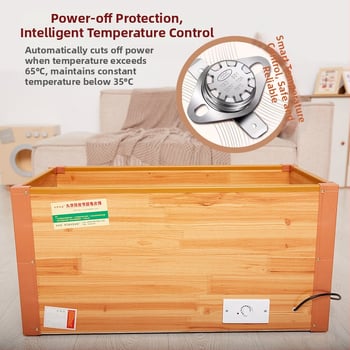 Θερμαντήρας ποδιών με USB διεπαφή, USB τροφοδοσία, μηχανική λειτουργία, μοντέλο SLJ832397320321