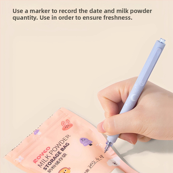 Jednorázové vrecká na skladovanie materského mlieka, prenosné a uzavreté na cestách; objem 60 g, PET/PE s tlačovou farbou; balenie 30 kusov