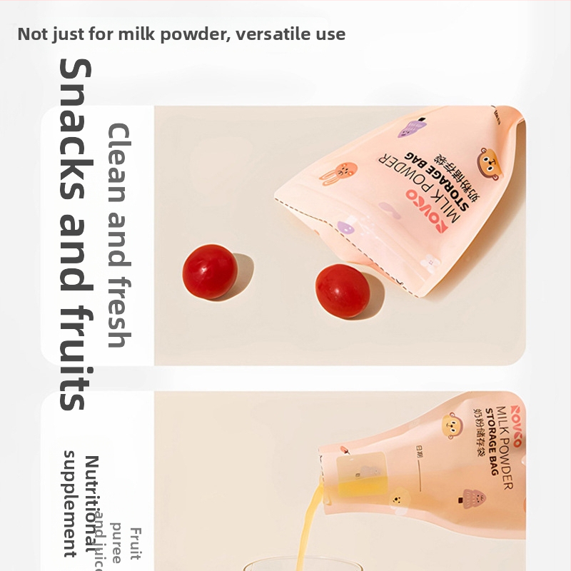 Jednorázové vrecká na skladovanie materského mlieka, prenosné a uzavreté na cestách; objem 60 g, PET/PE s tlačovou farbou; balenie 30 kusov